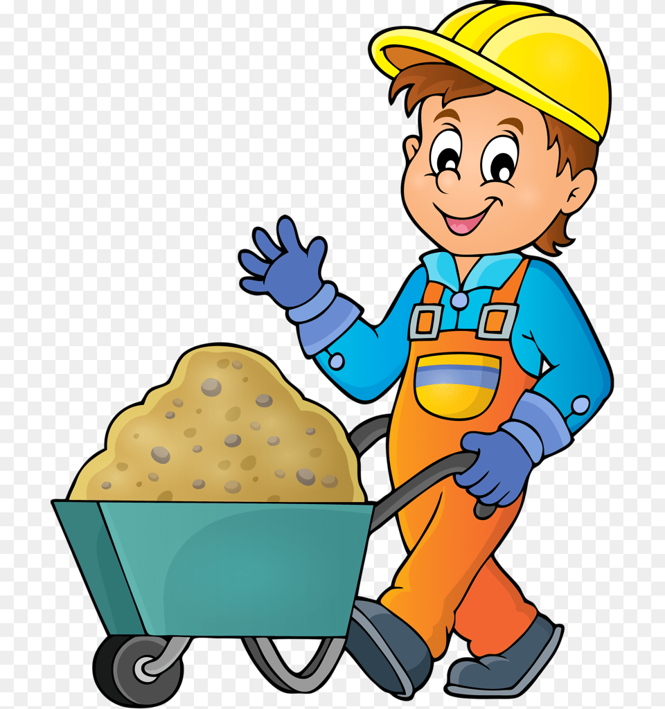 Girl Clipart Construction Worker, Person, Baby, Cleaning, Face Png