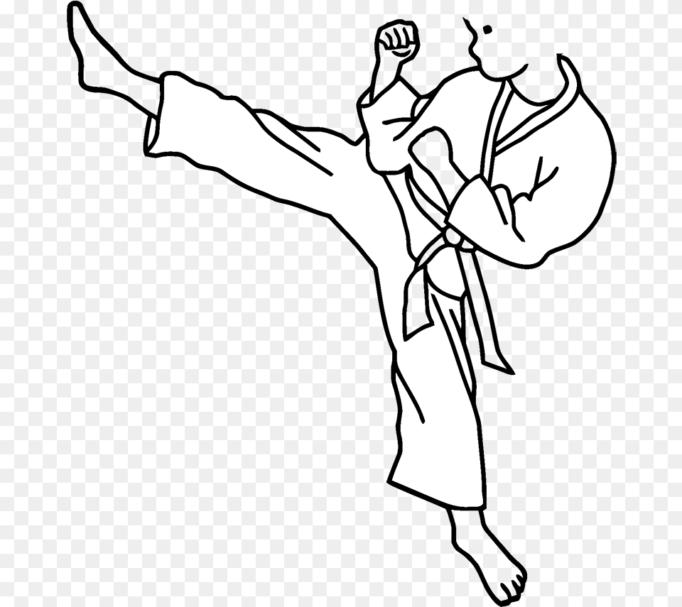 Girl Clipart Martial Arts Transparent Karate Clip Art, Sport, Person, Martial Arts, Adult Png Image