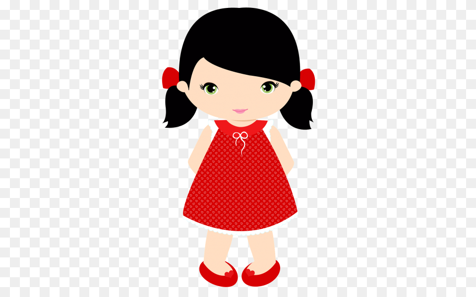 Girl Clipart Nice Clip Art, Pattern, Baby, Person, Toy Png Image