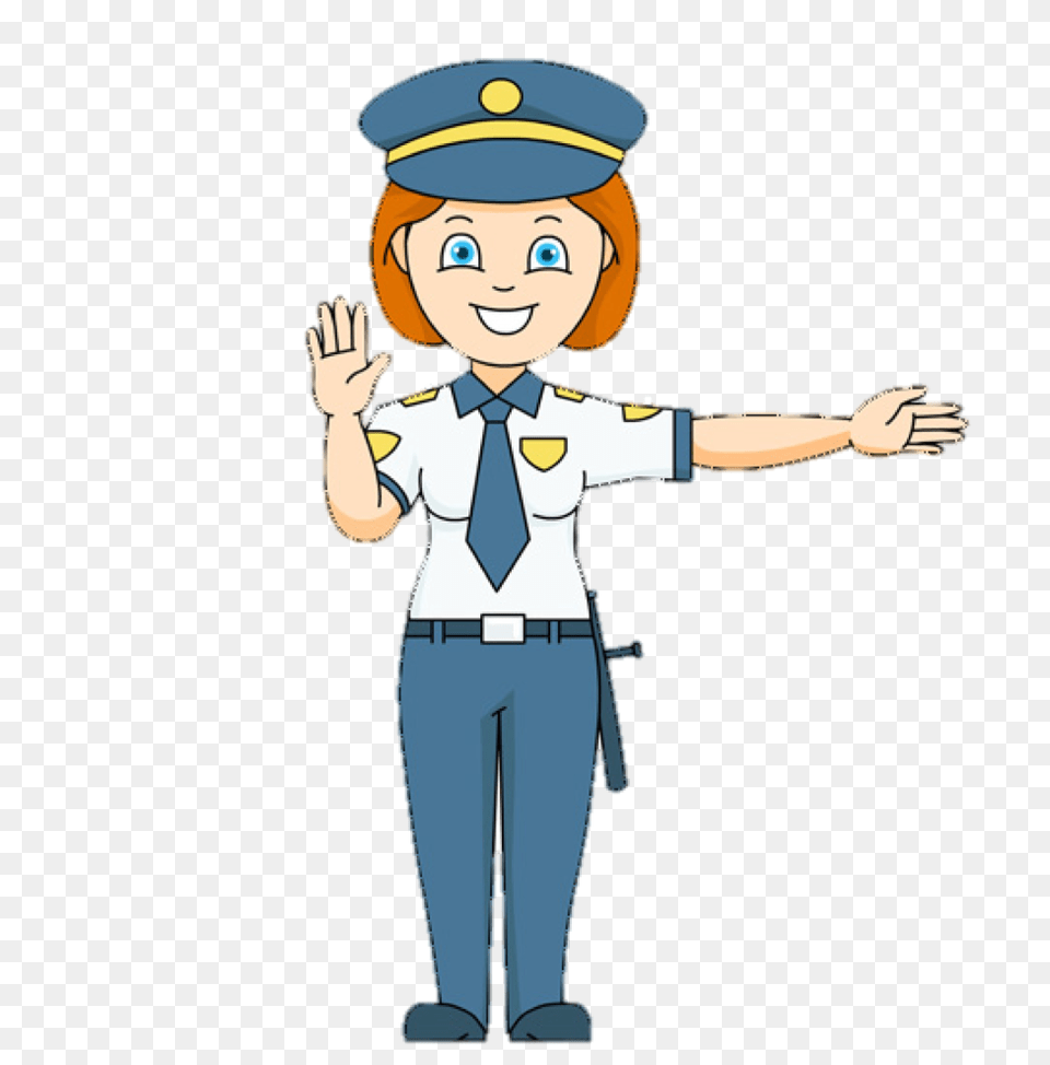 Girl Clipart Police, Captain, Officer, Person, Face Free Png Download