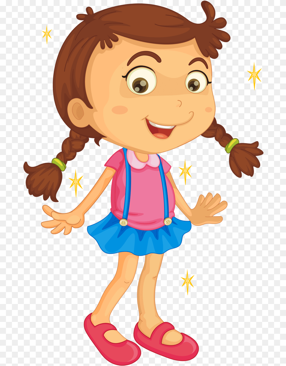 Girl Clipart Rugby Basic Body Parts Of Human, Baby, Person, Face, Head Png Image