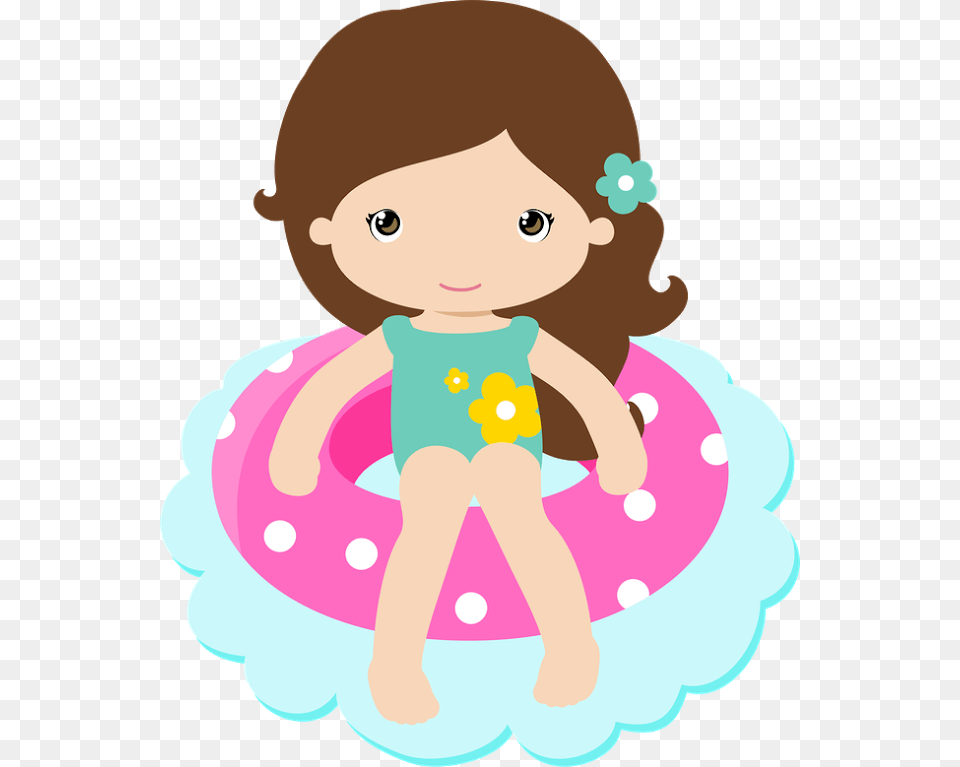 Girl Clipart Swimming Menina Pool Party, Photography, Portrait, Face, Head Free Png