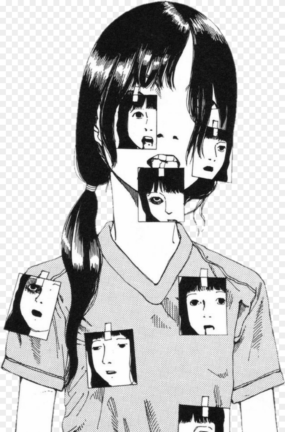 Girl Creepy Anime Shintaro Kago, Book, Comics, Publication, Manga Png Image