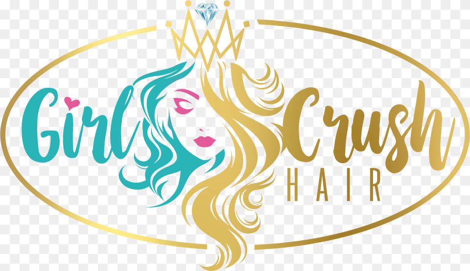 Girl Crush Hair Best Quality Virgin Virgin Hair Logo, Face, Head, Person, Text Png Image