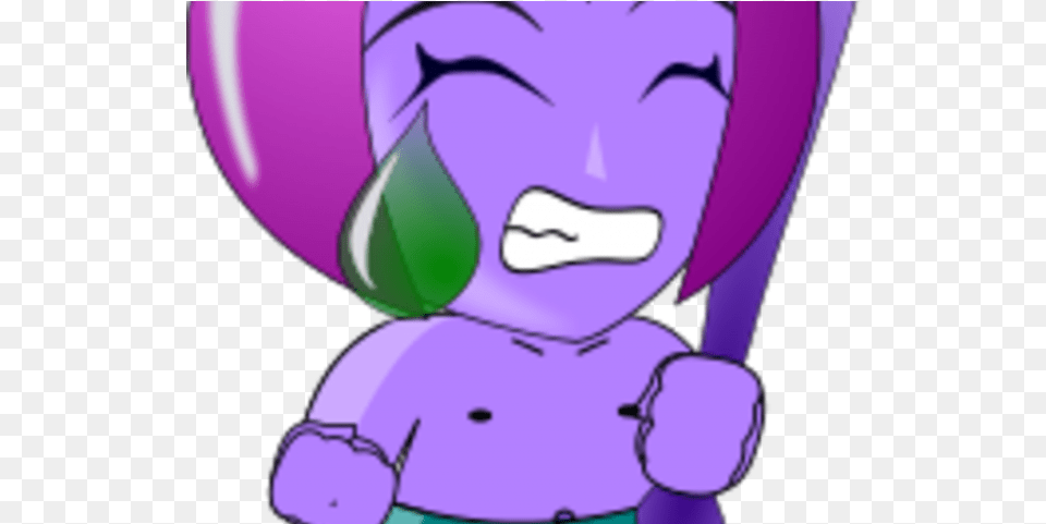 Girl Crying Cartoon Clip Art, Book, Comics, Publication, Purple Free Png Download