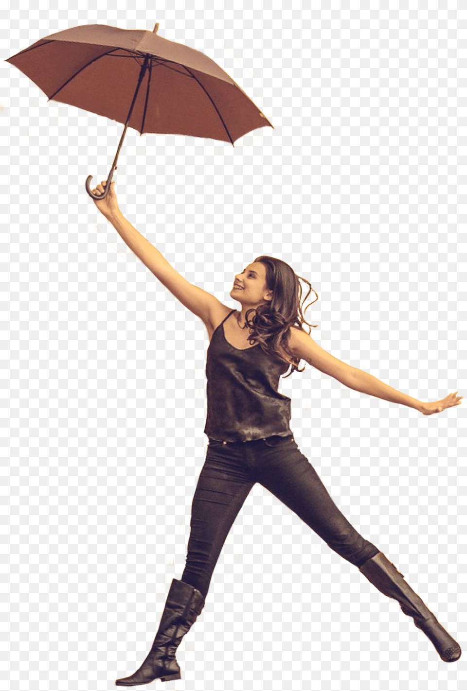 Girl Dance Lady Umbrella Play Photo Shoot, Person, Teen, Female, Dancing Free Transparent Png
