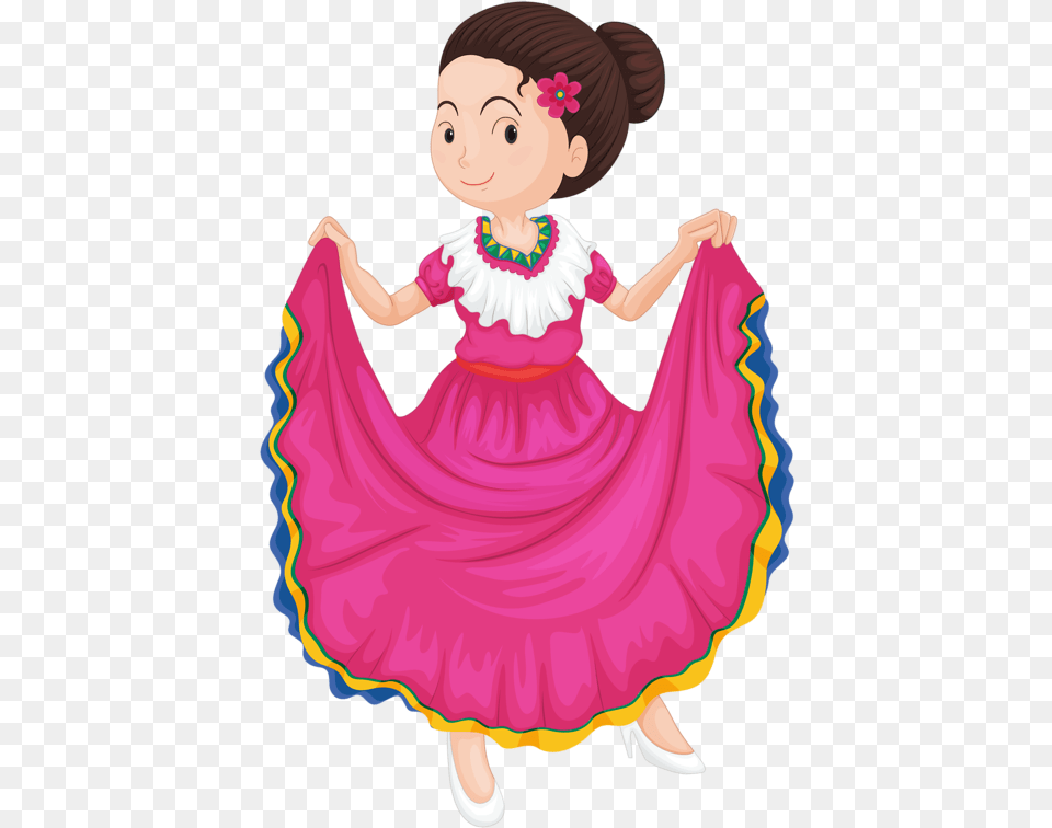 Girl Dancing Clipart, Leisure Activities, Person, Baby, Face Free Transparent Png