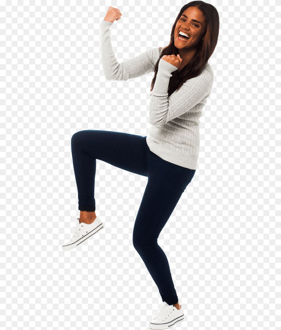 Girl Dancing Stock Photo Of Woman Transparent, Clothing, Sleeve, Shoe, Footwear Png Image