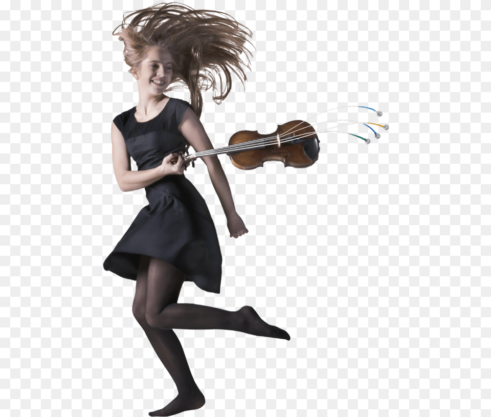 Girl Dancing With Her Violin Violinist, Child, Female, Person, Musical Instrument Png Image