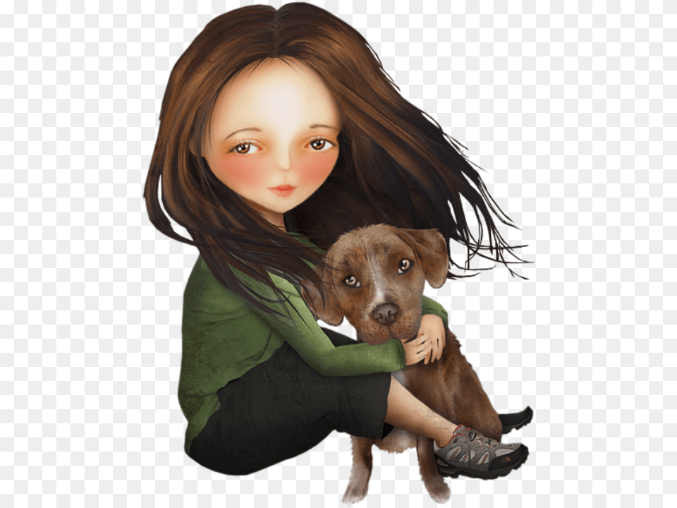 Girl Dog Love Kindnessfreetoedit Companion Dog, Shoe, Clothing, Footwear, Adult Png
