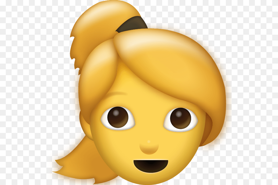 Girl Emoji, Plush, Toy Free Transparent Png
