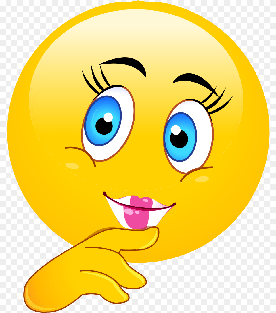 Girl Emoji Decal Pretty Smiley Png Image