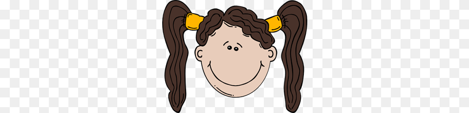 Girl Face Cartoon Clipart For Web, Baby, Person, Food, Nut Free Png Download
