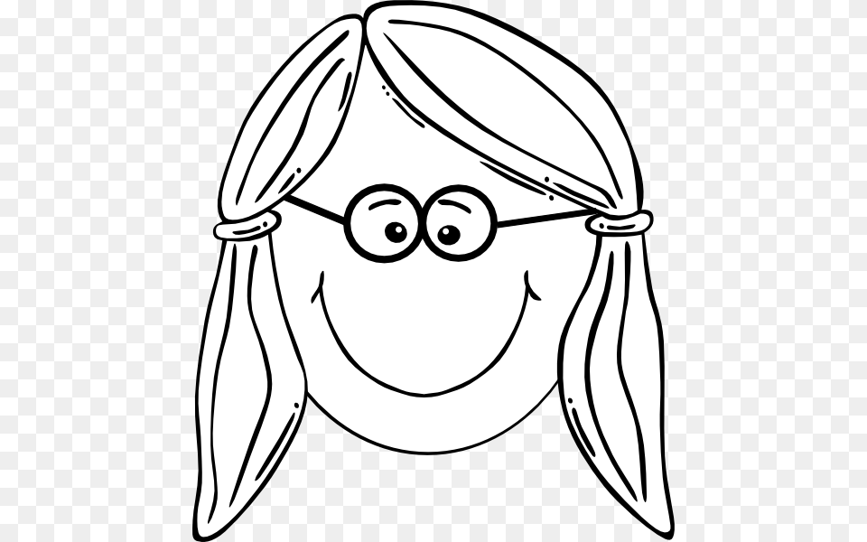Girl Face With Glasses Svg Clip Arts 534 X 600 Px, Accessories, People, Person, Clothing Free Png