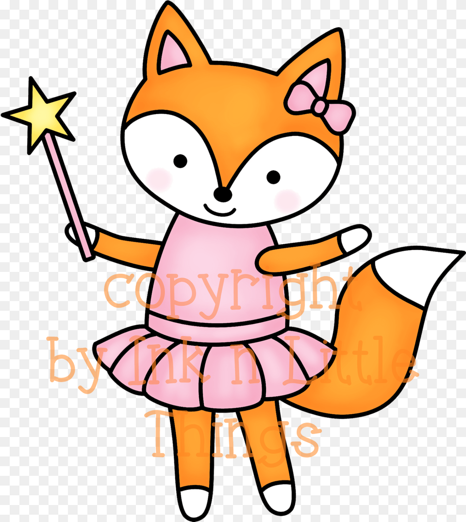 Girl Fox Clipart Png Image