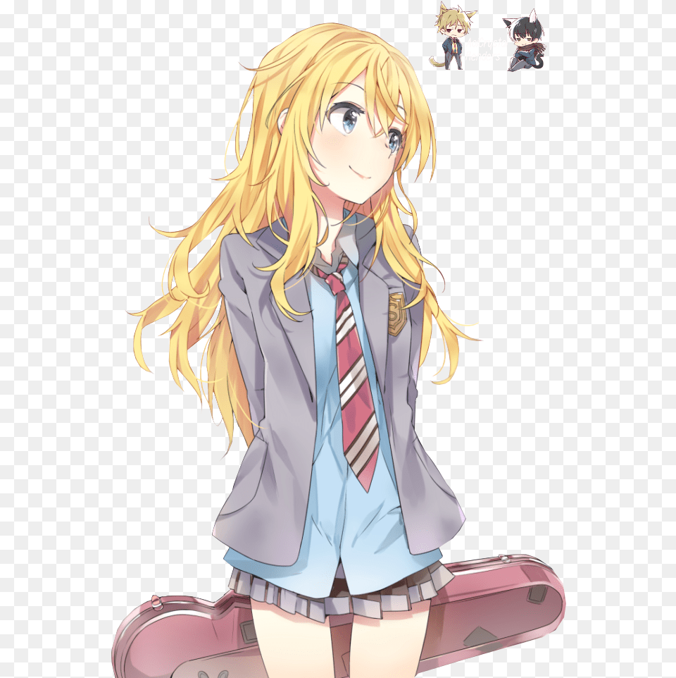 Girl From Your Lie In April, Publication, Book, Comics, Manga Free Transparent Png