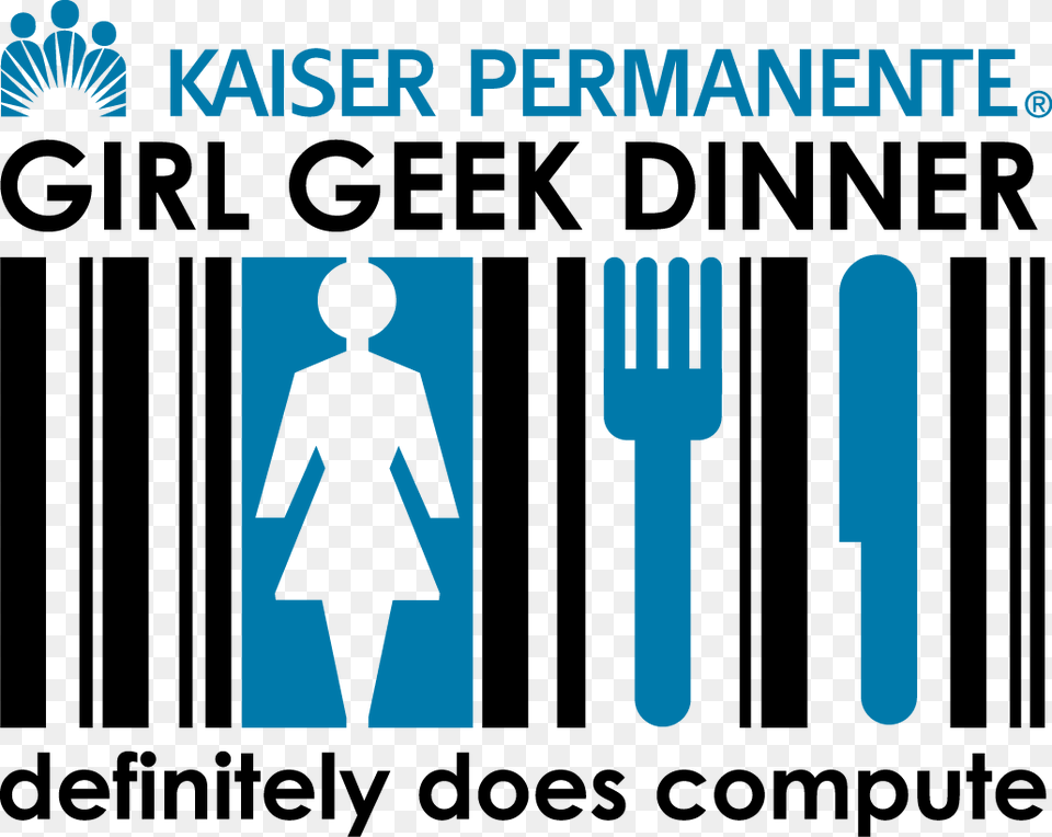 Girl Geek Dinners Logo, Cutlery, Fork, Adult, Male Png