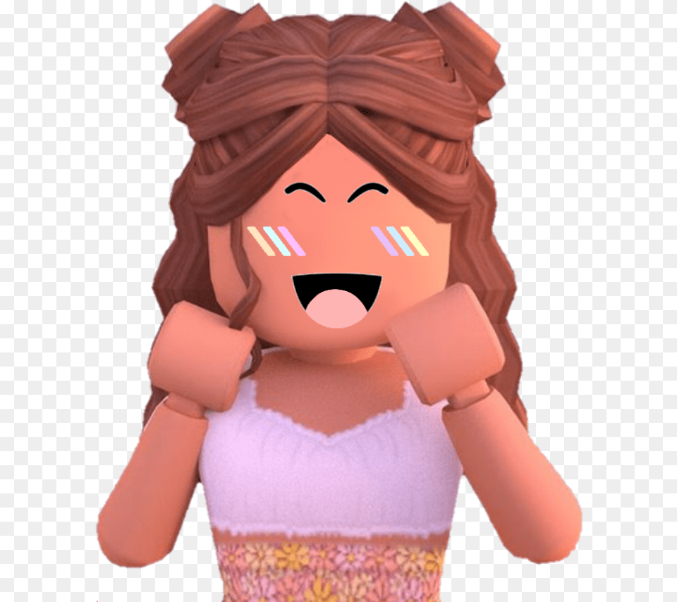 Girl Gfx Gfxforroblox Sticker By Roblox Stickers Make Led Lights In Adopt Me, Person, Face, Head, Accessories Free Png