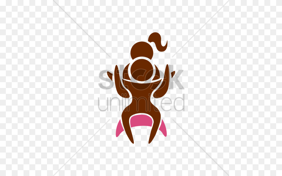 Girl Giving A Full Body Massage Vector, Baby, Person Png Image