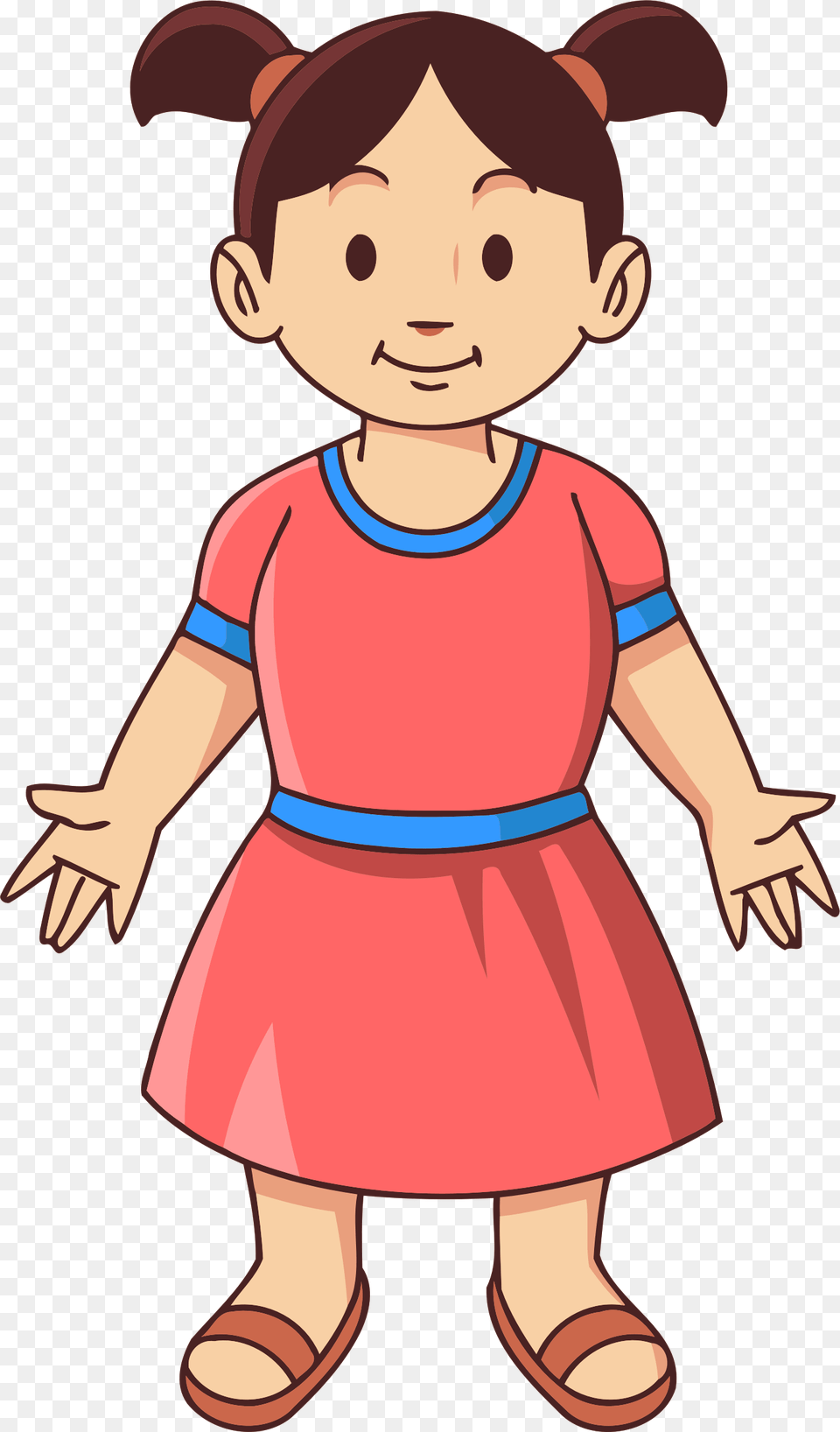 Girl Growing Up Cartoon, Baby, Person, Face, Head Free Png