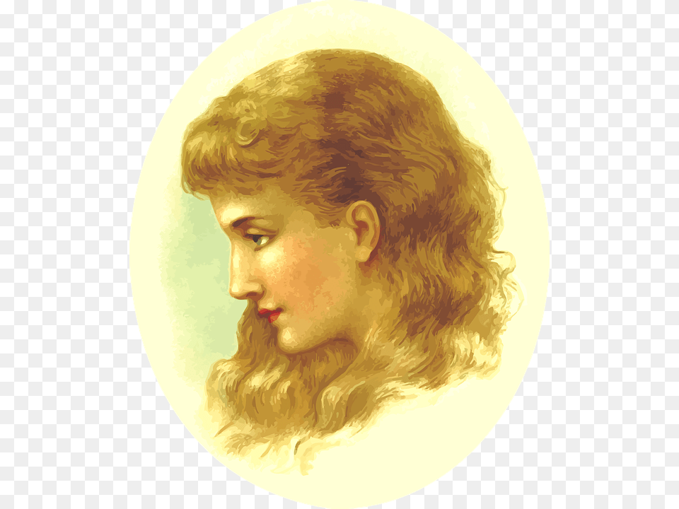 Girl Hair Head Lady Portrait Woman, Painting, Art, Face, Photography Png