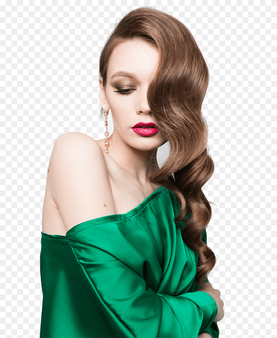 Girl Hairs Style Free Photo On Pixabay Jaka Biuteria Do Zielonej Sukienki, Adult, Person, Formal Wear, Female Png Image