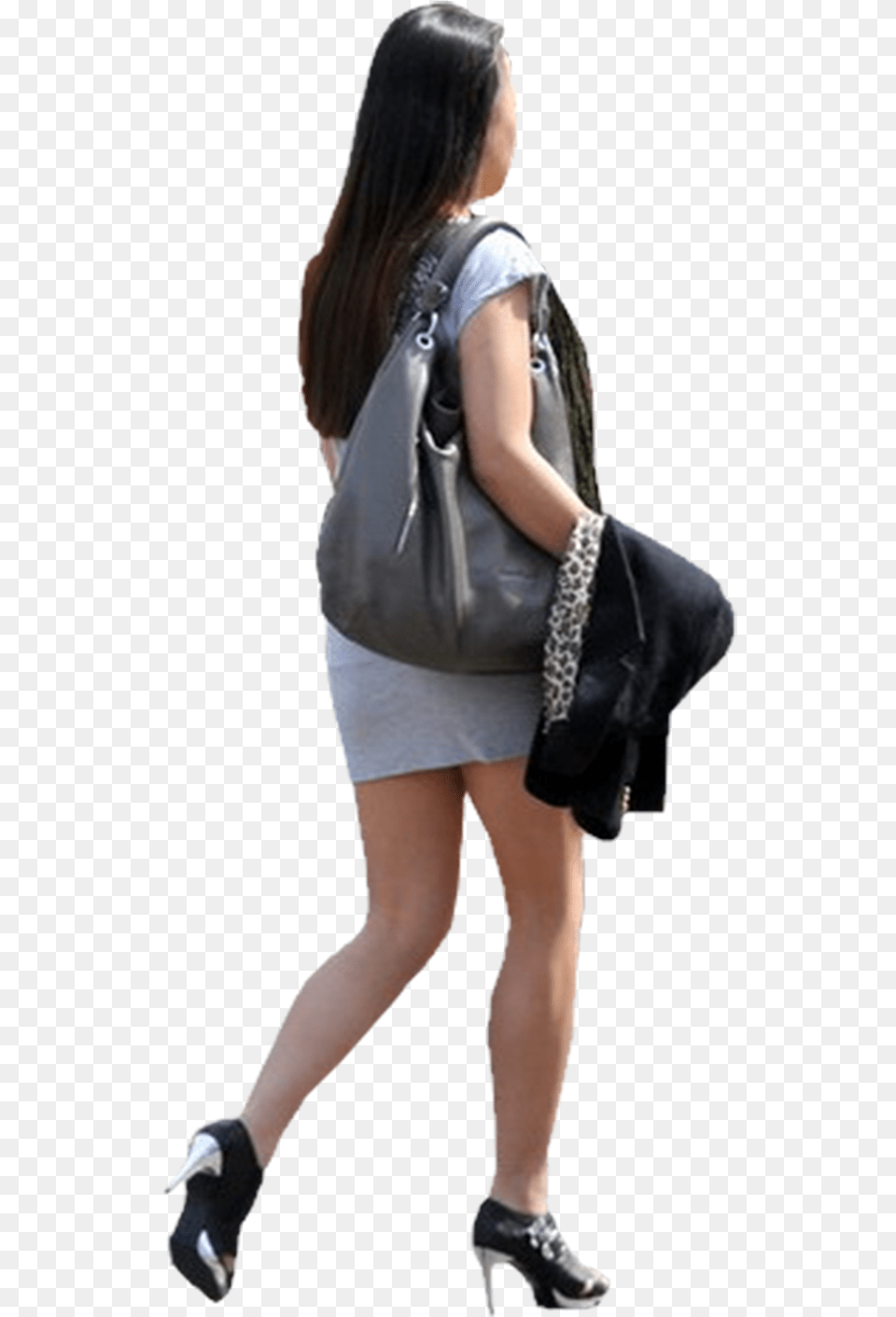 Girl Hd Transparent People Walk, Accessories, Bag, Clothing, Shoe Png Image