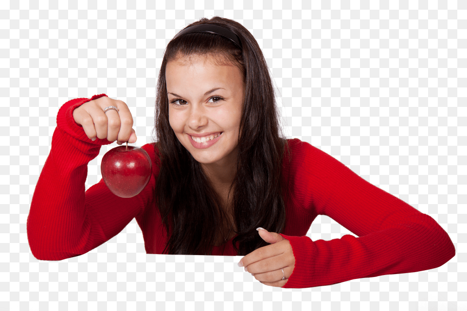 Girl Holding Apple Hand, Body Part, Person, Finger Png Image
