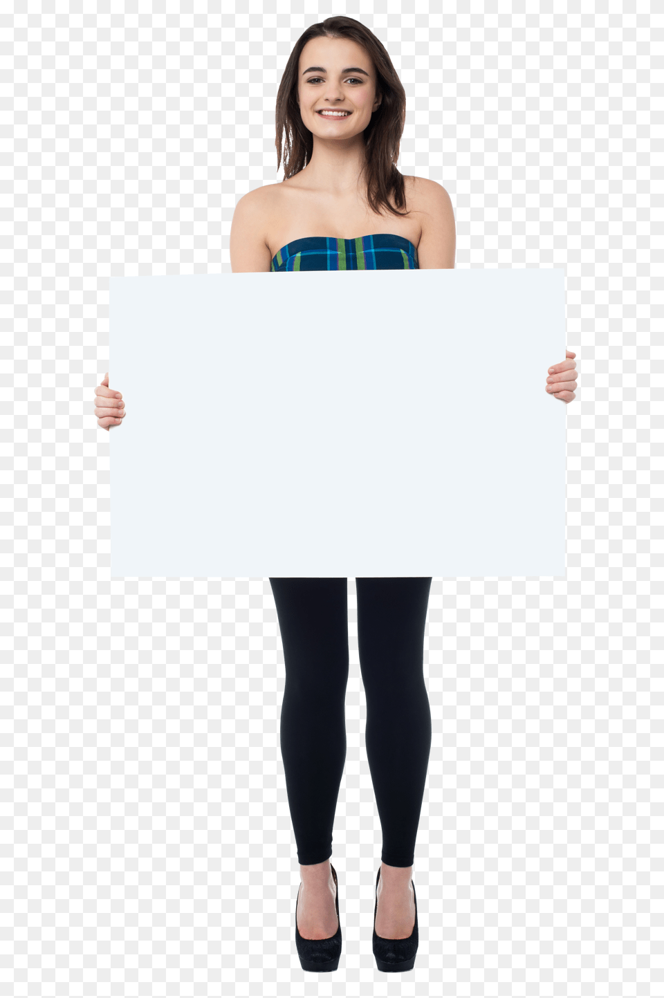 Girl Holding Banner, Adult, Person, Woman, Formal Wear Png