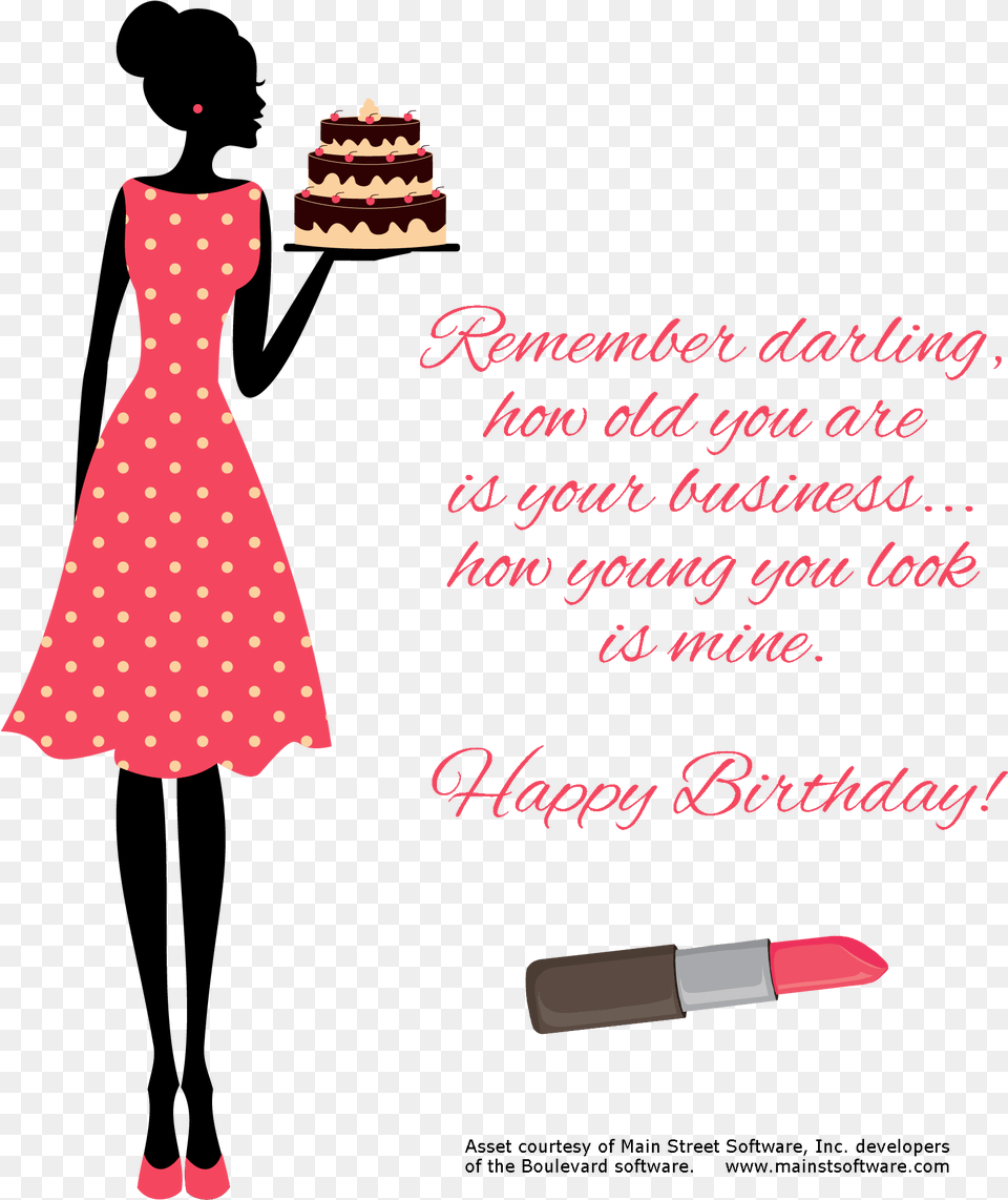 Girl Holding Cake Silhouette, Cosmetics, Lipstick, Pattern Free Transparent Png