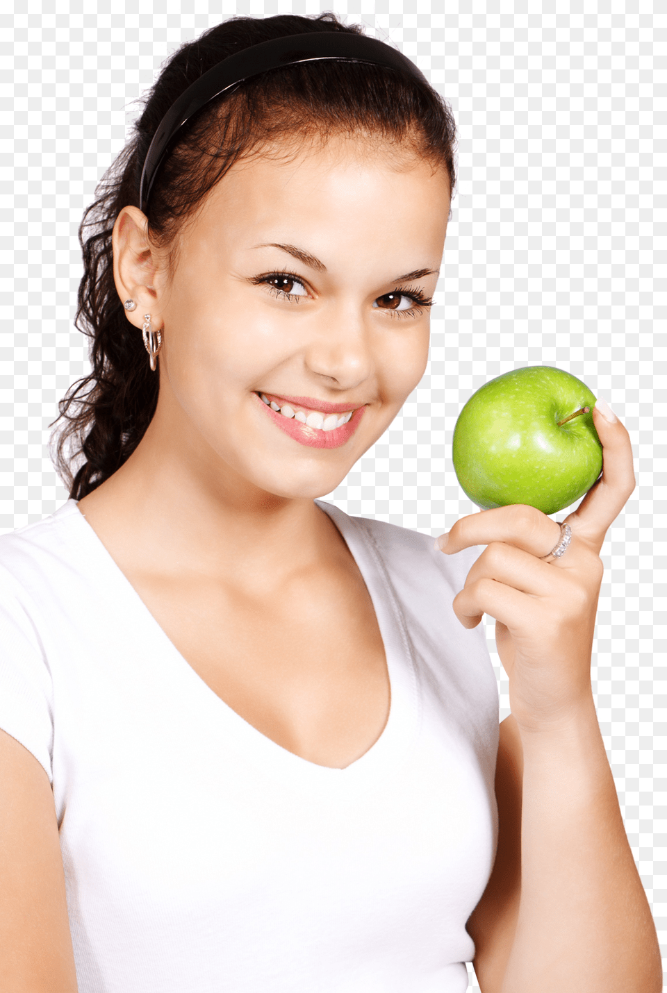 Girl Holding Green Apple Image, Adult, Produce, Plant, Person Free Transparent Png