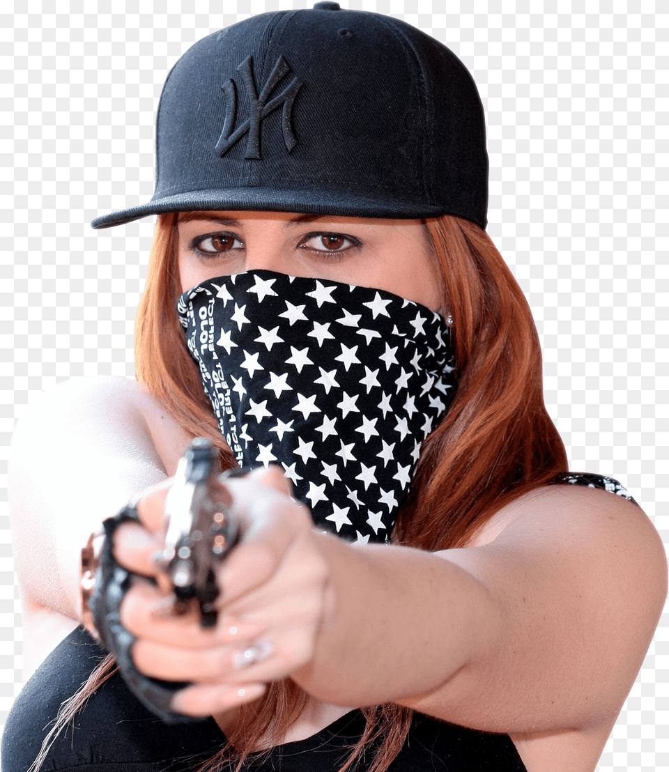 Girl Holding Gun, Woman, Weapon, Person, Handgun Free Png