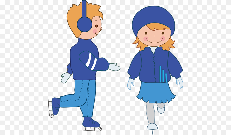 Girl Ice Skating Clipart Ice Skaters Clip Art, Baby, Person, Face, Head Png Image
