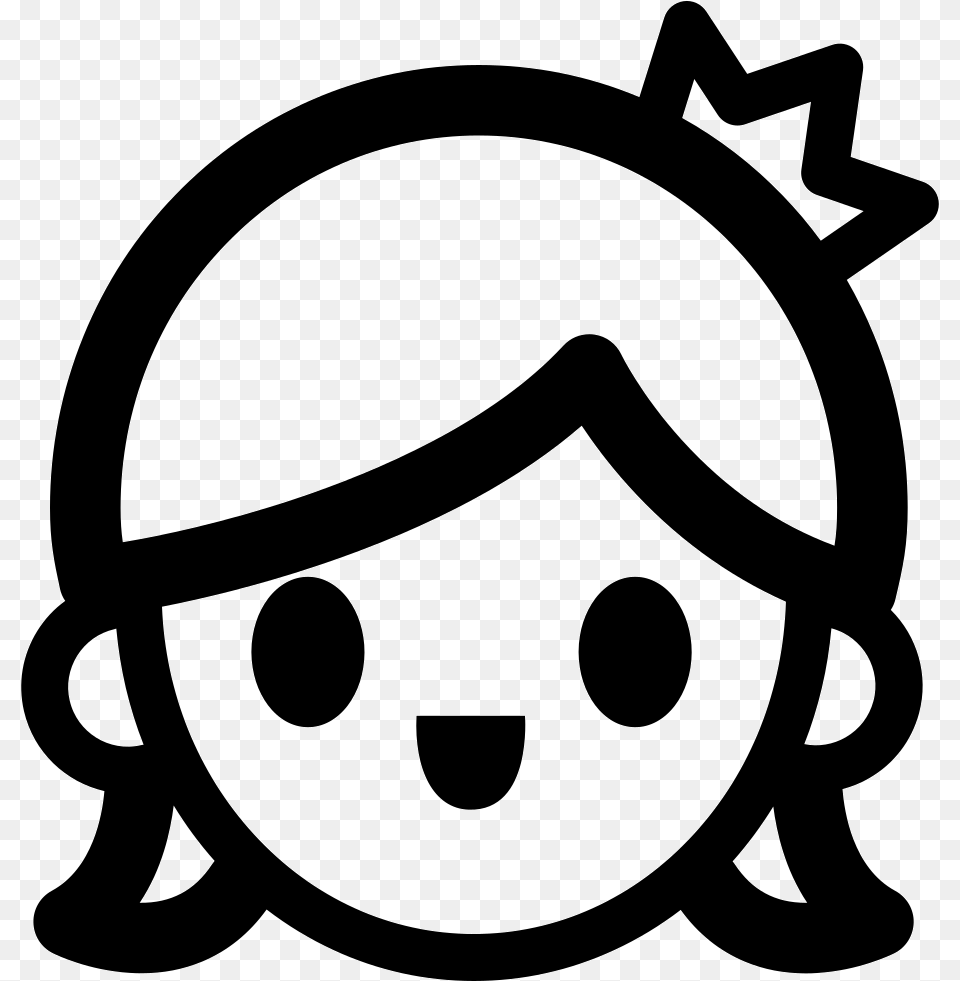 Girl Icon Free Download, Stencil, Ammunition, Grenade, Weapon Png Image