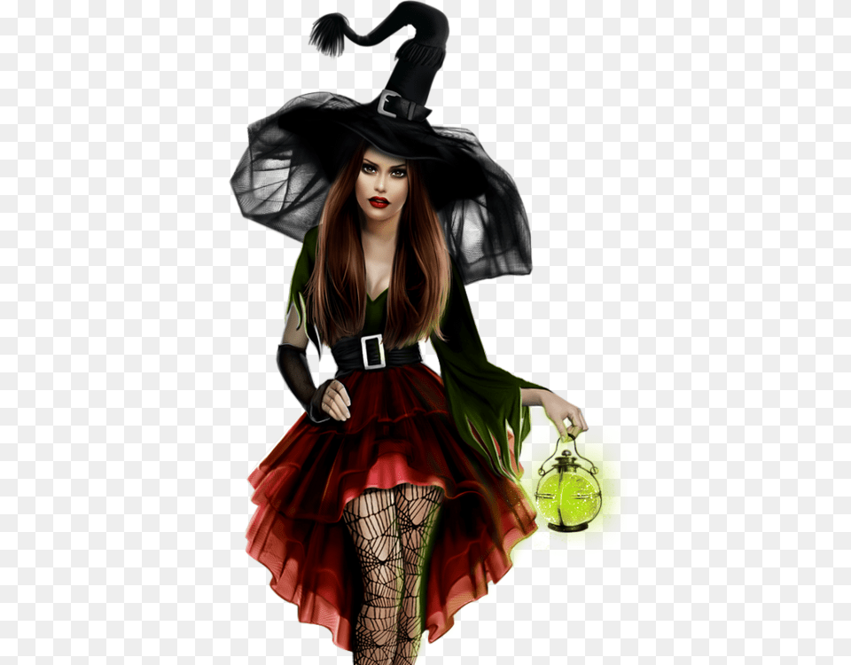 Girl Illustrations Illustration Girl Fantasy Witch Sexy Halloween Witch, Accessories, Person, Handbag, Female Png Image