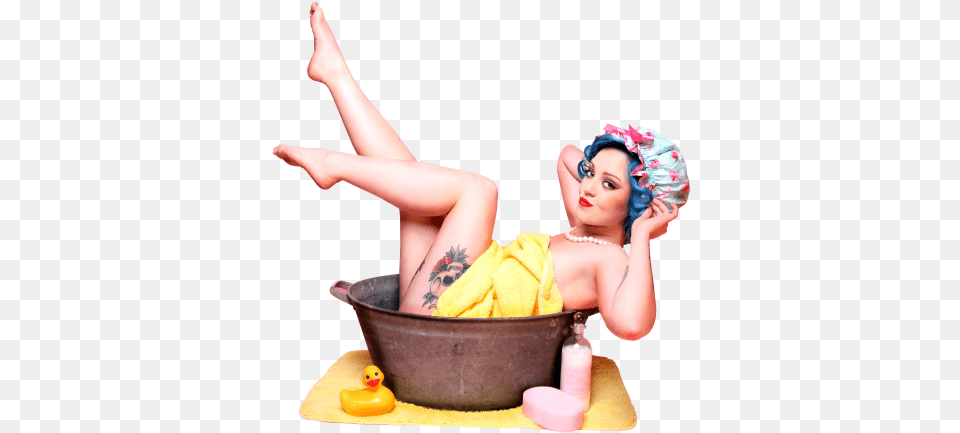 Girl Image Free Download Searchpng Pin Up, Bathing, Tub, Clothing, Hat Png