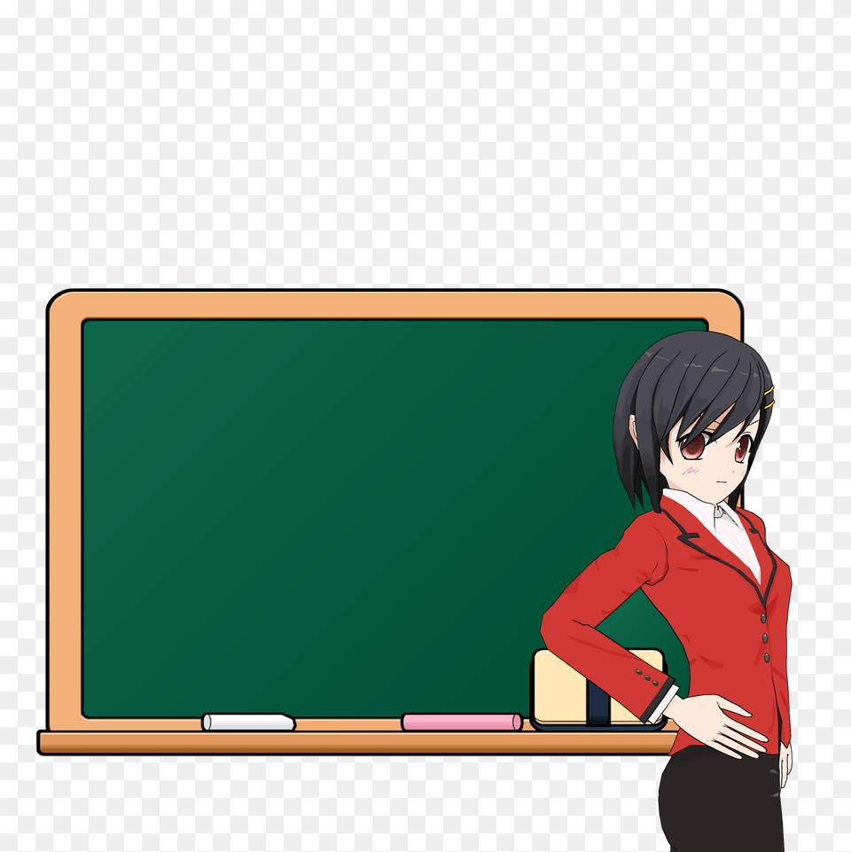 Girl In Classroom Clipart, Blackboard, Adult, Female, Person Free Transparent Png