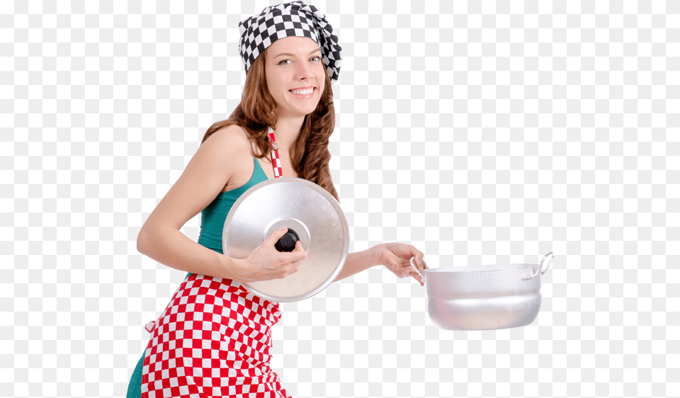 Girl In The Kitchen, Adult, Cooking Pan, Cookware, Female Png