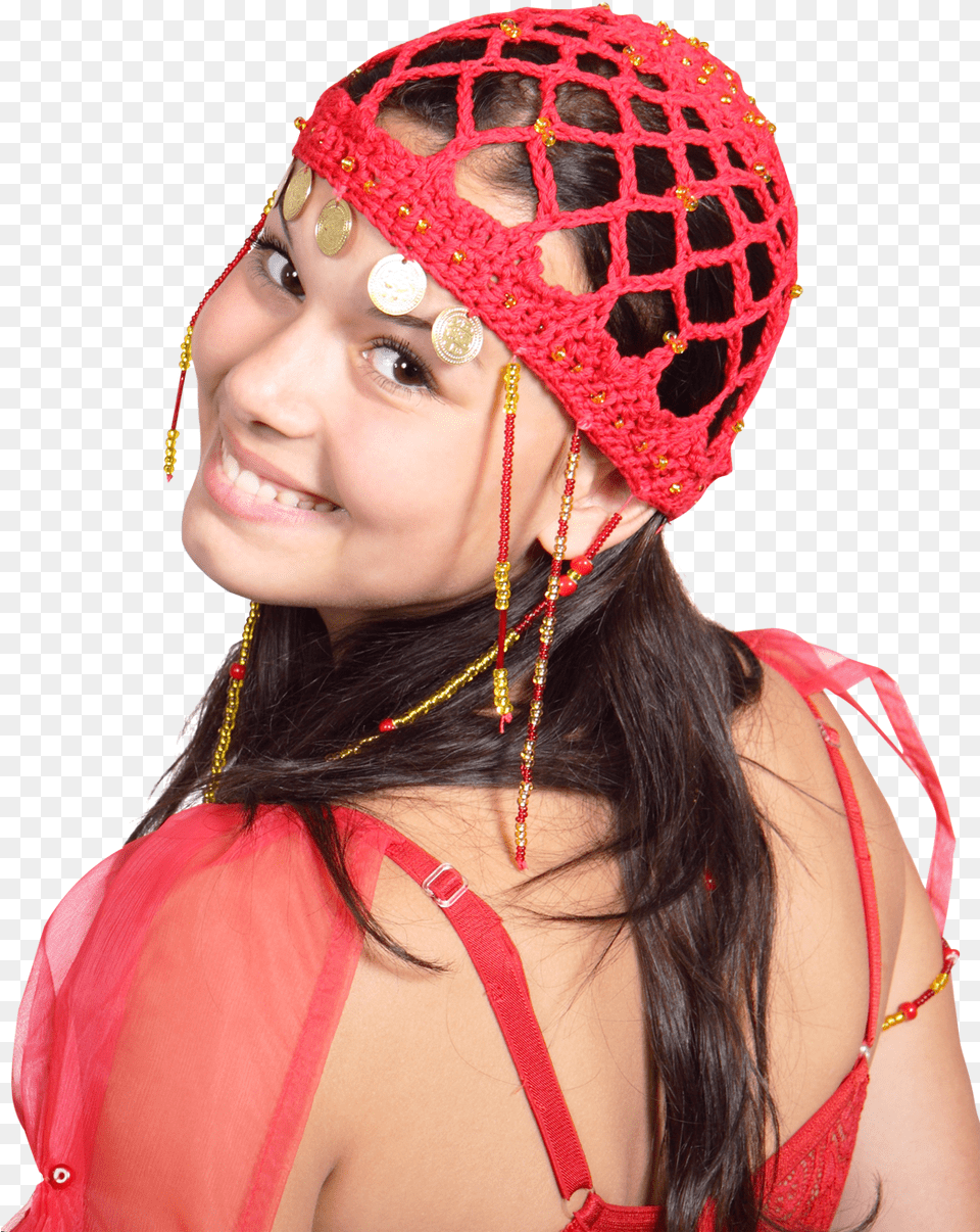 Girl In Traditional Dress Traditional Dress With Girl, Cap, Clothing, Hat, Adult Free Transparent Png