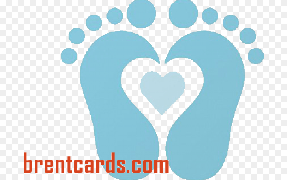 Girl Invitations Border Tiny Toes, Footprint Free Transparent Png