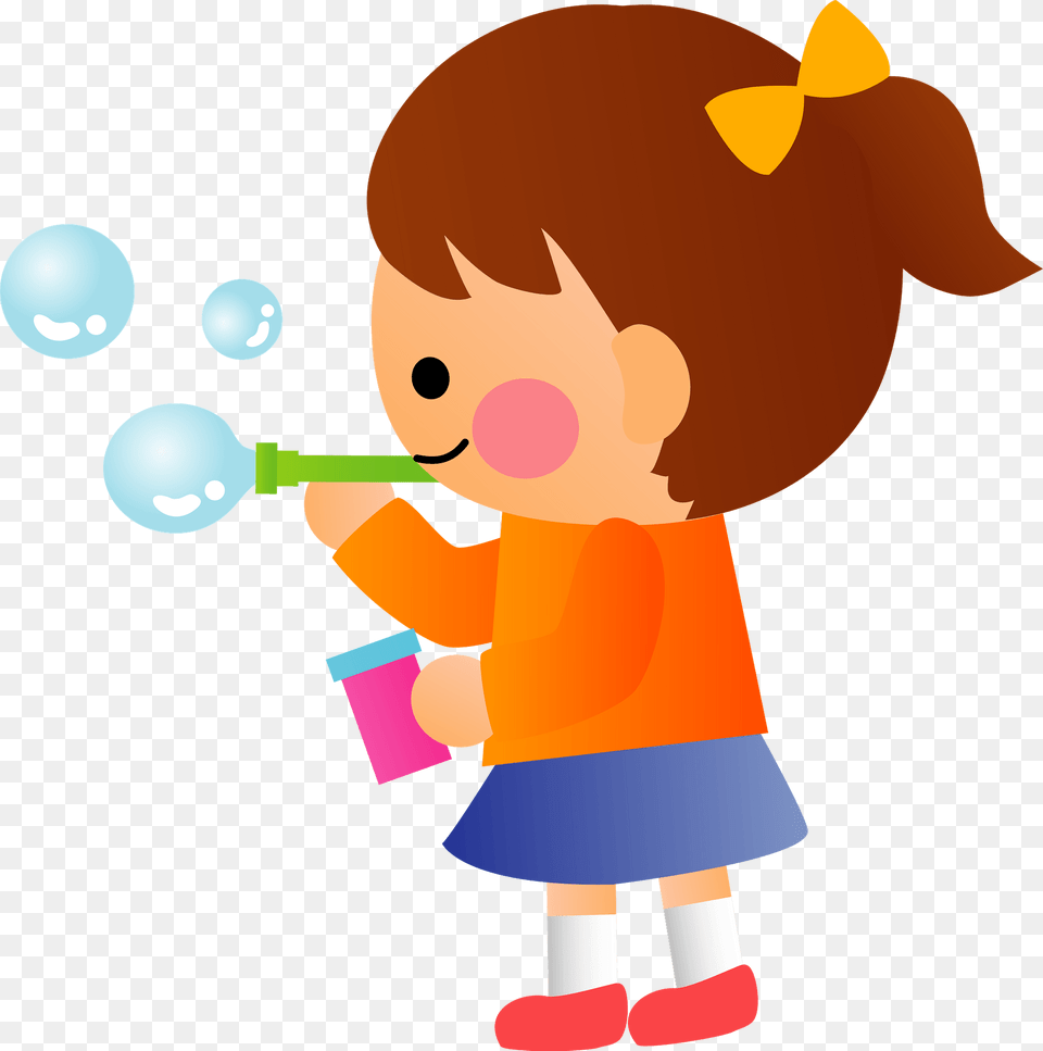 Girl Is Blowing Bubbles Clipart, Photography, Face, Head, Person Png Image