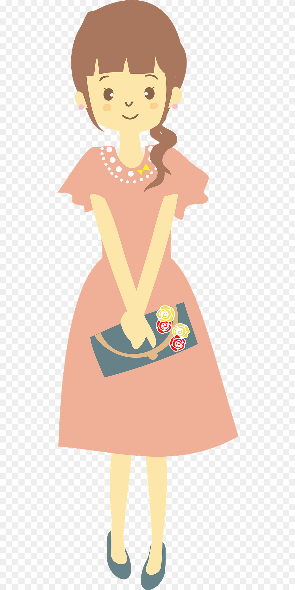 Girl Is In A Dress Clipart, Clothing, Person, Face, Head Free Png Download