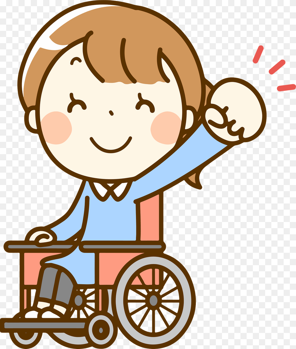 Girl Is In A Wheelchair Clipart, Furniture, Chair, Machine, Wheel Png