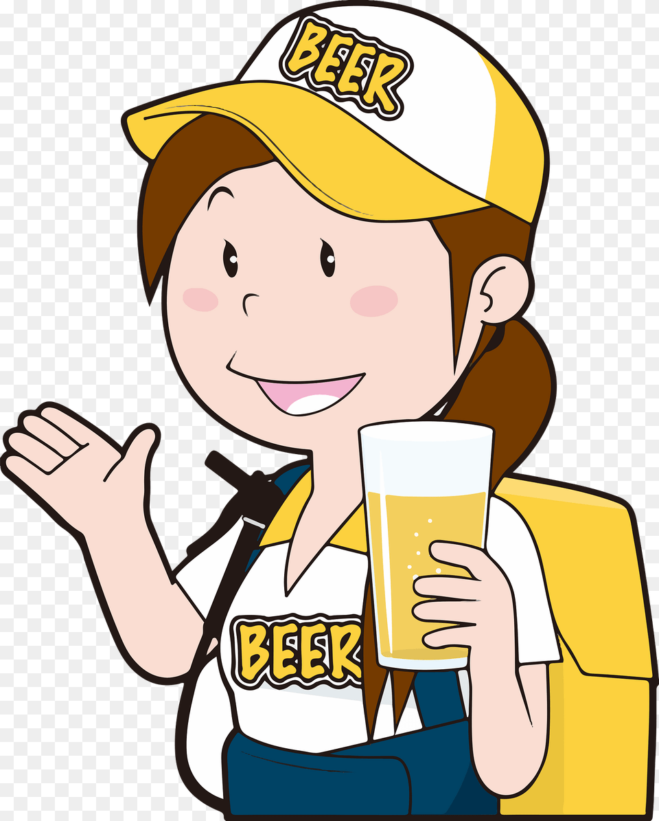 Girl Is Selling Beer, Clothing, Hat, Baseball Cap, Cap Free Transparent Png