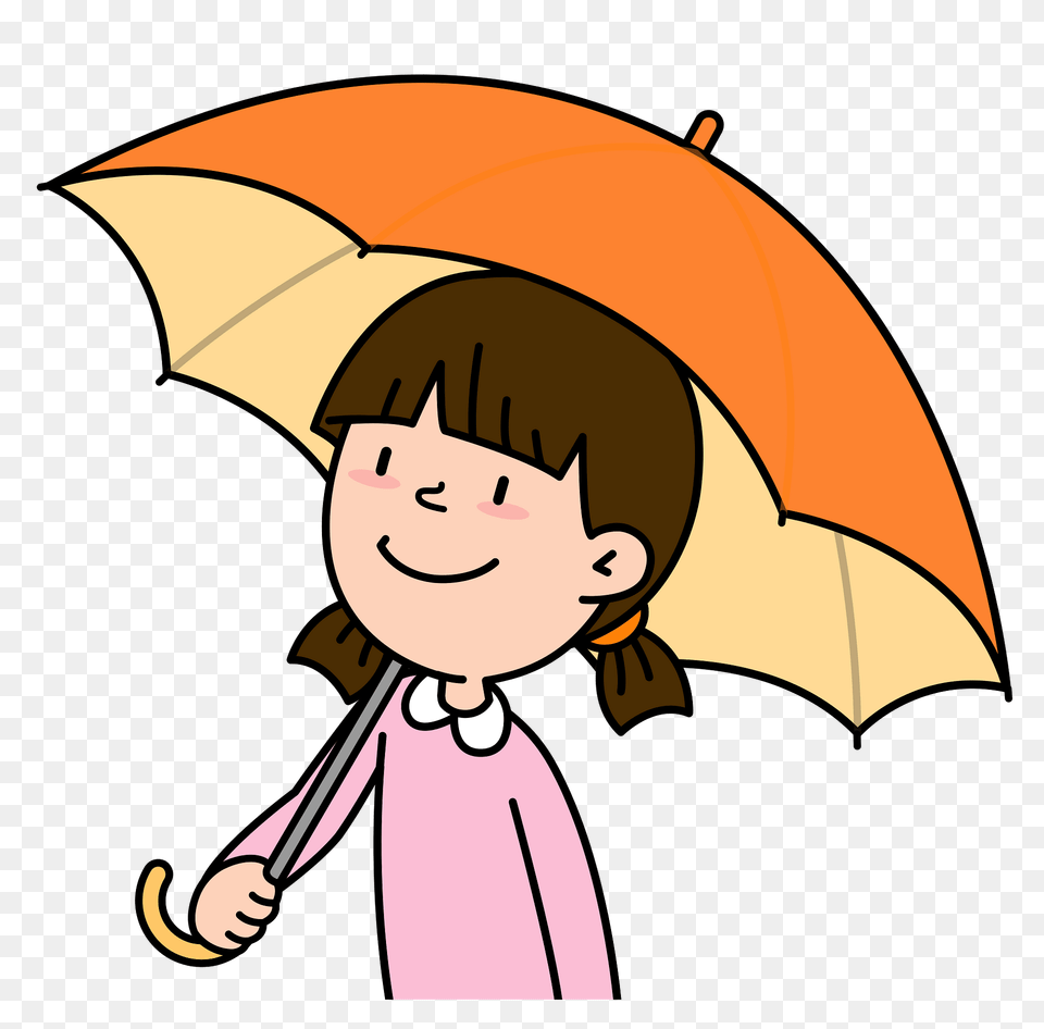 Girl Is Using An Umbrella Clipart, Canopy, Face, Head, Person Free Png