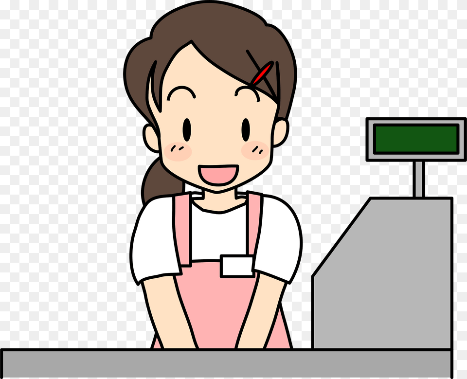 Girl Is Working A Part Time Job Clipart, Baby, Person, Face, Head Png