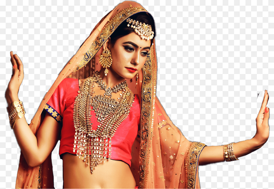 Girl Jhyuri India Indie Gold, Person, Leisure Activities, Dancing, Finger Free Transparent Png