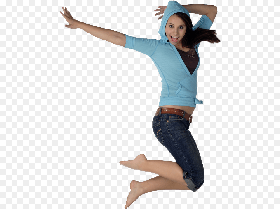 Girl Jumping Photos Girl Jumping Transparent Background, Finger, Body Part, Clothing, Dancing Free Png