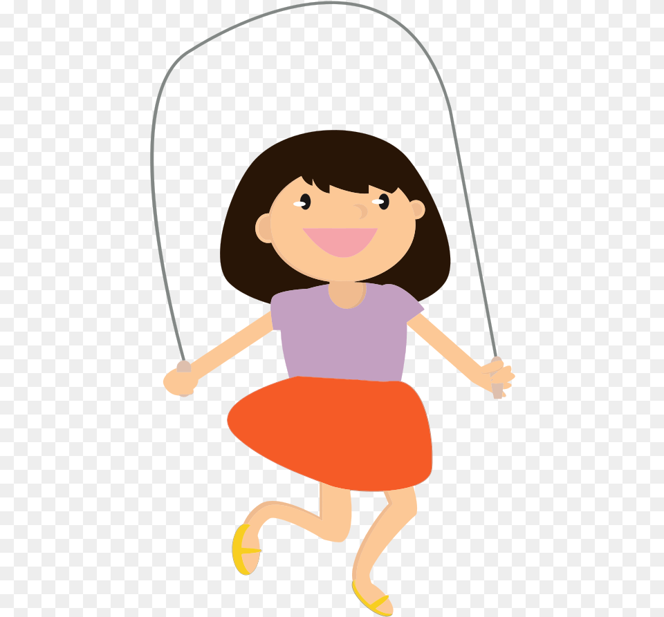 Girl Jumping Rope Jumping Rope Clipart, Baby, Person, Toy Png