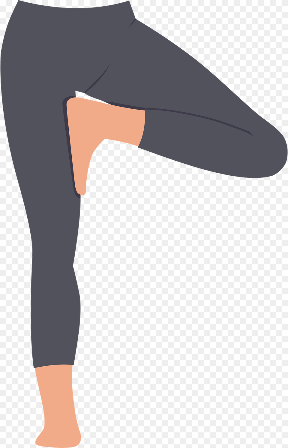 Girl Legs In Yoga Pose Clipart, Clothing, Long Sleeve, Sleeve, Person Png Image